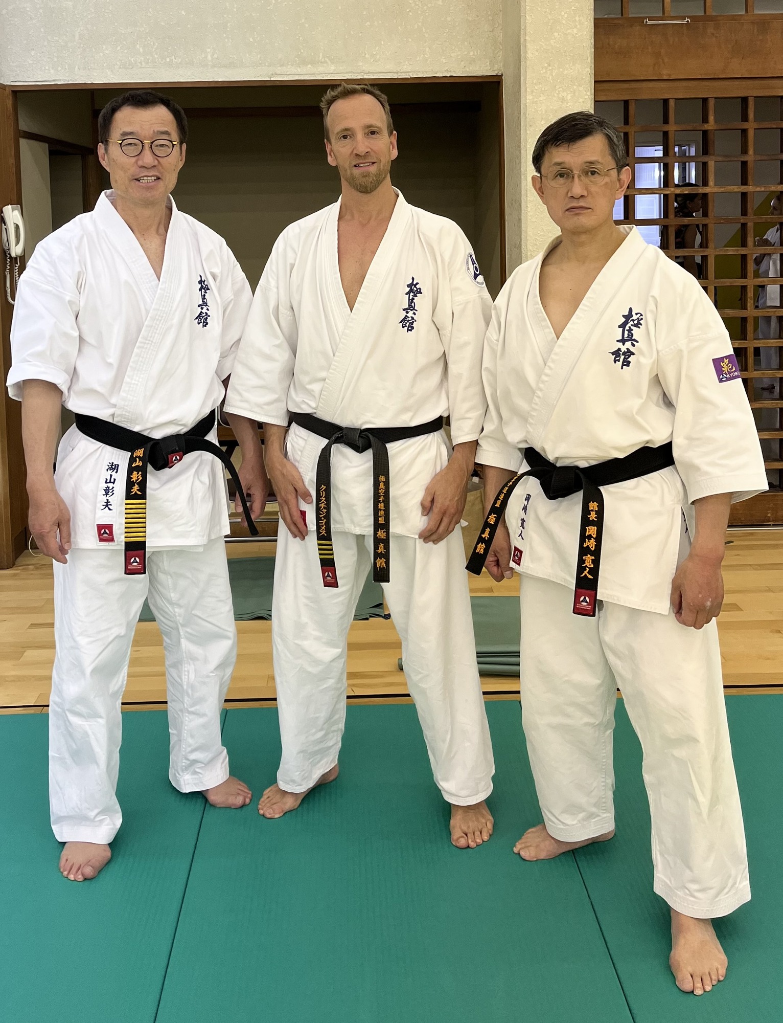 Con Honbucho Koyama y Kancho Okazaki — Toda Sport Centre, Saitama (2024)