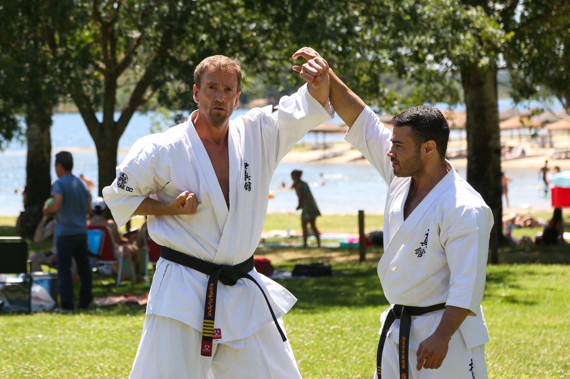Demostración técnica de Kyokushin